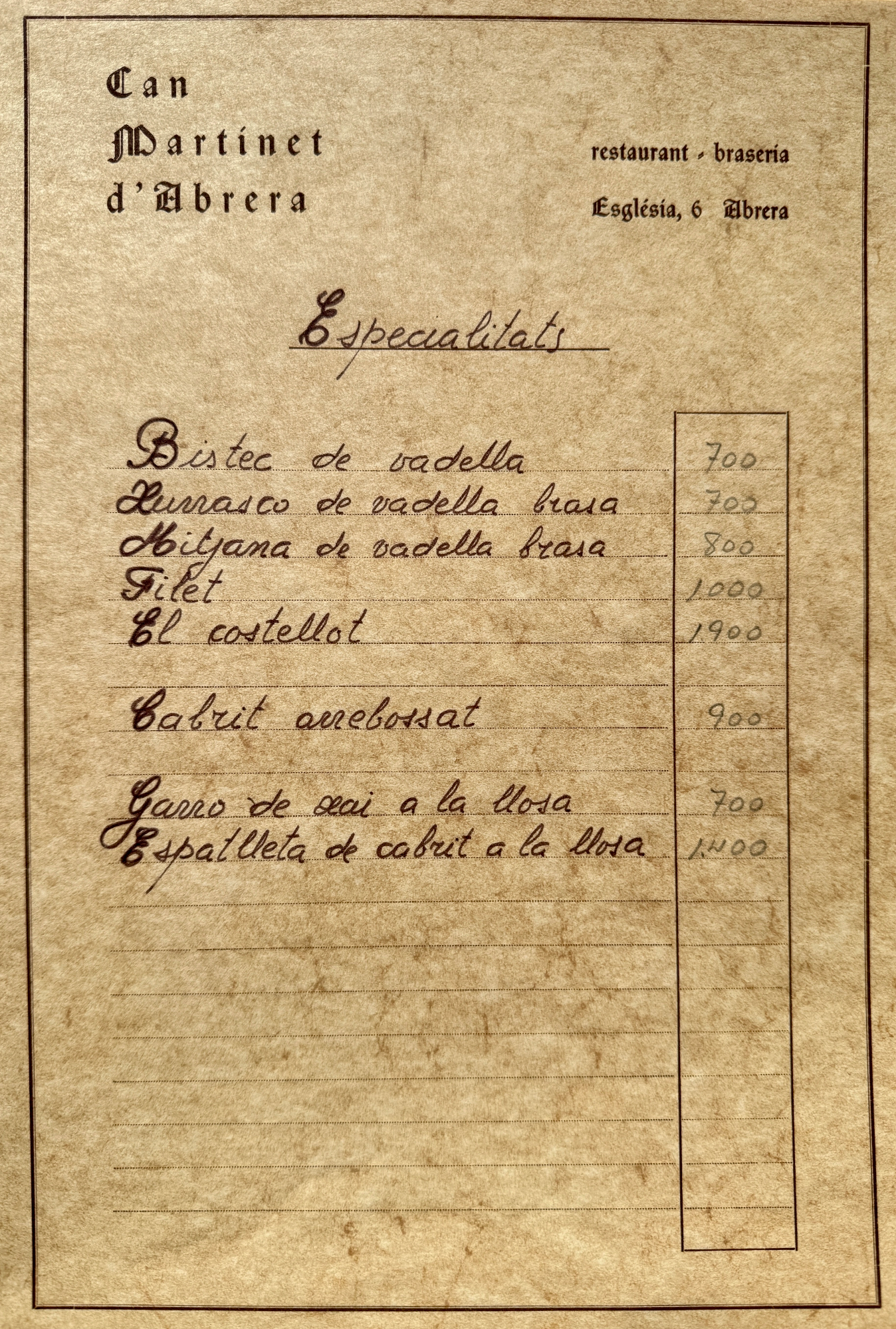 antiga-carta-especialitats-historia-can-martinet-abrera
